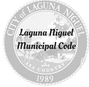 Laguna NiguelMunicipal Code