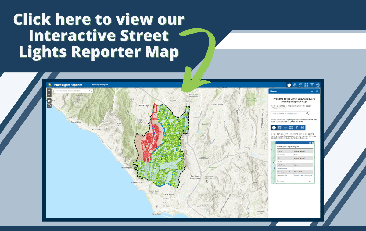 Street Light Reporter Map Opens in new window