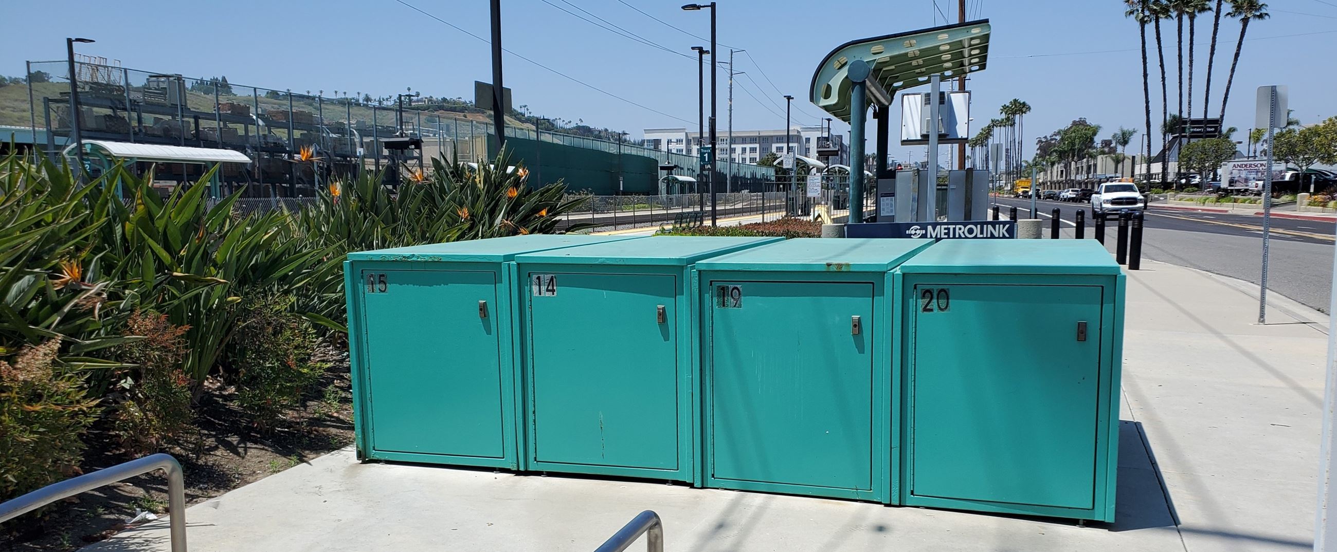 Metrolink Bike Lockers