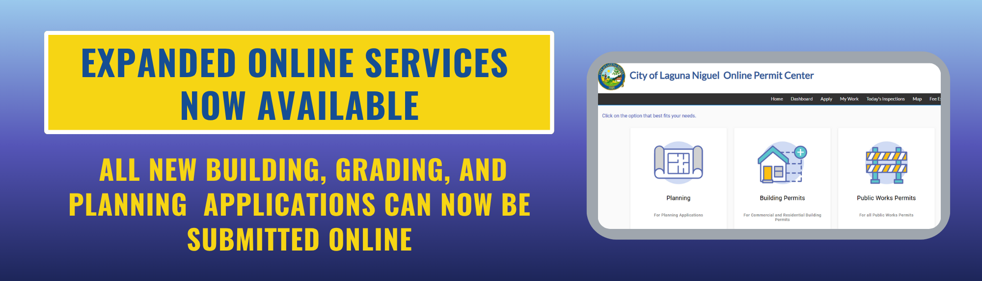 website announcement banner